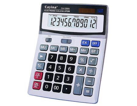 Калькулятор 12 разряд. Cayina CA-1200V