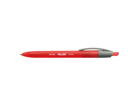 Ручка гелевая автоматическая красная DRY-GEL , MILAN