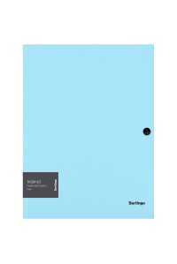 Папка на кнопке Berlingo "Instinct" А4, 600мкм, аквамарин, ANp_03510
