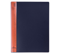 Папка с 40 вкладышами Durable "DuraLook Color", 25мм, 700мкм, антрацит-оранжевая, RU2424-09