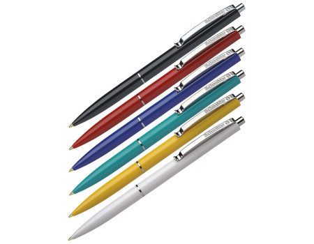 Ручка шариковая автоматическая Schneider "K15" синяя, корпус ассорти, 1,0мм, ш/к