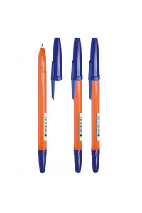 Ручка шариковая Стамм "Оптима Orange" синяя, 1мм, РО11