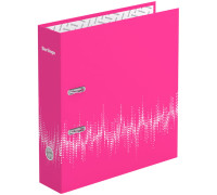 Папка-регистратор Berlingo "Neon", 70мм, ламинированная, неоновая розовая, AMl70813
