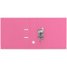 Папка-регистратор Berlingo "Spring", 70мм, бумвинил, двухстор., с карманом, ниж. мет. кант, розовая