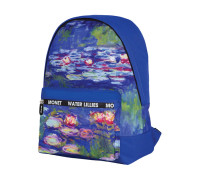 Рюкзак Berlingo Art "Водяные лилии" 40*29*16 см, 1 отделение, 1 карман, уплотненная спинка, RU05714