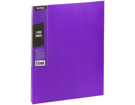 Папка на 2 кольцах Berlingo "Color Zone", 35мм, 600мкм, фиолетовая