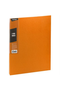 Папка на 2 кольцах Berlingo "Color Zone", 35мм, 600мкм, оранжевая, ABp_23616
