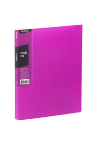 Папка с пружинным скоросшивателем Berlingo "Color Zone", 17мм, 600мкм, розовая, AHp_00613