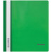 Папка-скоросшиватель пластик. Berlingo, А5, 180мкм, зелёная с прозр. верхом, индив. ШК