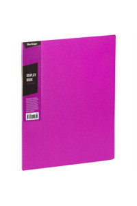 Папка с 20 вкладышами Berlingo "Color Zone", 14мм, 600мкм, розовая, AVp_20613
