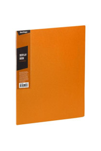 Папка с 20 вкладышами Berlingo "Color Zone", 14мм, 600мкм, оранжевая, AVp_20616