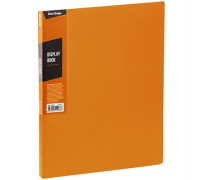 Папка с 40 вкладышами Berlingo "Color Zone", 21мм, 600мкм, оранжевая, AVp_40616