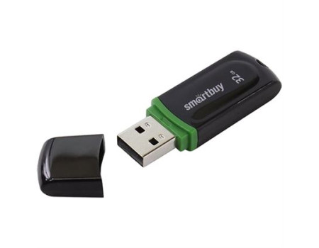 Память Smart Buy "Paean"  32GB, USB 2.0 Flash Drive, чёрный
