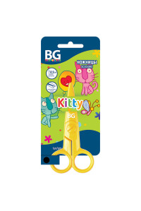 Ножницы детские BG "Kitty", 12,5см, европодвес, ND125P 6710