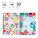 Скетчбук 40л., А5 ArtSpace "Summer garden", на гребне, 120г/м2, твердая обложка, офсет