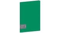 Папка с 20 вкладышами Berlingo "Soft Touch", 17мм, 700мкм, зелёная, с внутр. карманом, DB4_20983