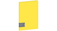 Папка с 30 вкладышами Berlingo "Soft Touch", 17мм, 700мкм, жёлтая, с внутр. карманом, DB4_30984