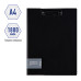 Папка-планшет с зажимом Berlingo "Steel&Style" A4, пластик (полифом), чёрная