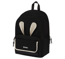 Рюкзак Berlingo Cool "Bunny black" 41*29*11 см, 2 отделения, 4 кармана, уплотненная спинка, RU09170