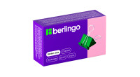 Зажимы для бумаг 25мм, Berlingo, 12шт., цветные, картонная коробка, BC1225f