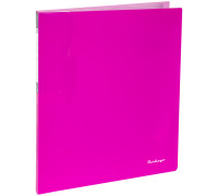 Папка с 20 вкладышами Berlingo "Neon", 14мм, 700мкм, неоновая розовая, AVp_20813 