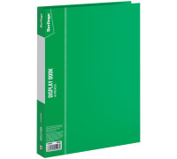 Папка с 10 вкладышами Berlingo "Standard", 9мм, 600мкм, зеленая, MT2420 