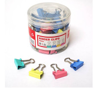 Зажим 15мм 60 шт (цв) Deli 8556