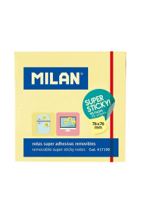 Бумага для заметок 76*76 Жёлтые, MILAN,  417190