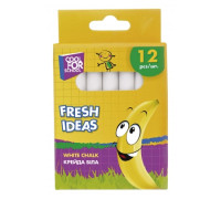 Мел школьный белый Fresh Ideas 12шт., coolforschool, 60701