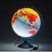 Глобус физико-политический рельефный Globen, 32см, с подсветкой на круглой подставке