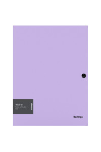 Папка на кнопке Berlingo "Instinct" А4, 600мкм, лаванда, ANp_03507