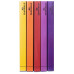 Папка с 20 вкладышами Durable "DuraLook Color", 17мм, 700мкм, антрацит-розовая
