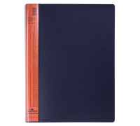 Папка с 20 вкладышами Durable "DuraLook Color", 17мм, 700мкм, антрацит-оранжевая, RU2422-09