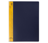 Папка с 40 вкладышами Durable "DuraLook Color", 25мм, 700мкм, антрацит-жёлтая, RU2424-04