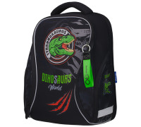 Ранец Berlingo Nova "Dino world" 37*28*18см, 2 отделения, 2 кармана, анатомическая спинка, RU06208
