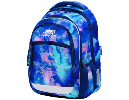 Рюкзак Berlingo Cute "Space energy" 38*28*14см, 3 отделения, 3 кармана, анатомическая ЭВА спинка