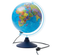 Глобус политический Globen, 25см, интерактивный, с подсветкой + очки виртуальной реальности, INT12500304