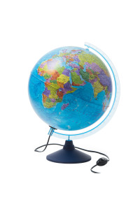 Глобус политический Globen, 32см, с подсветкой на круглой подставке, Ке013200227