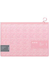 _Папка-конверт на молнии Berlingo "Starlight S", 200мкм, розовая, с рисунком, ZBn_A4901