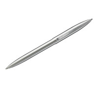 Ручка шариковая Luxor "Dyna" синяя, 1,0мм, корпус хром, кнопочный механизм, 8155