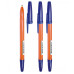 Ручка шариковая Стамм "Оптима Orange" синяя, 1мм