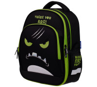 Ранец Berlingo облегченный Flash "Scary face" 37*28*16см, 2 отд, 3 кармана, анатомическая спинка, RU06410