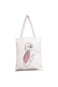 Сумка-шоппер Арт и Дизайн "Lady's bag", 35*42см., белая, шелкография, 432.059
