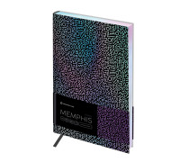 Записная книжка А5 80л. ЛАЙТ, кожзам, Greenwich Line "Vision. Memphis", тон. блок, гологр.срез, NA5-25496