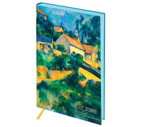 Записная книжка А5 80л. ЛАЙТ, кожзам, Greenwich Line "Vision. Cezanne. Turning Road", NA5b_30786