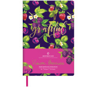 Ежедневник недатир. B6, 136л., кожзам, Greenwich Line "Vision.Berries", тон. блок, цв. срез, ENB6-18701