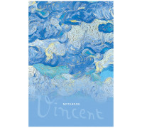 Записная книжка А5 64л. BG "Vincent", матовая ламинация, выб. лак, блок-еженедельник, ЗК5т64_лм_вл 8905