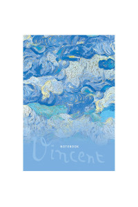 Записная книжка А5 64л. BG "Vincent", матовая ламинация, выб. лак, блок-еженедельник, ЗК5т64_лм_вл 8905