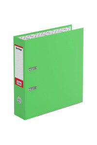 Папка-регистратор Berlingo "Hyper", 80мм, нижний метал. кант, крафт-бумага зеленая, ATk_80404