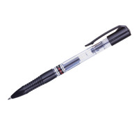 Ручка гелевая автоматическая Crown "Auto Jell" чёрная, 0,7мм, AJ-3000N